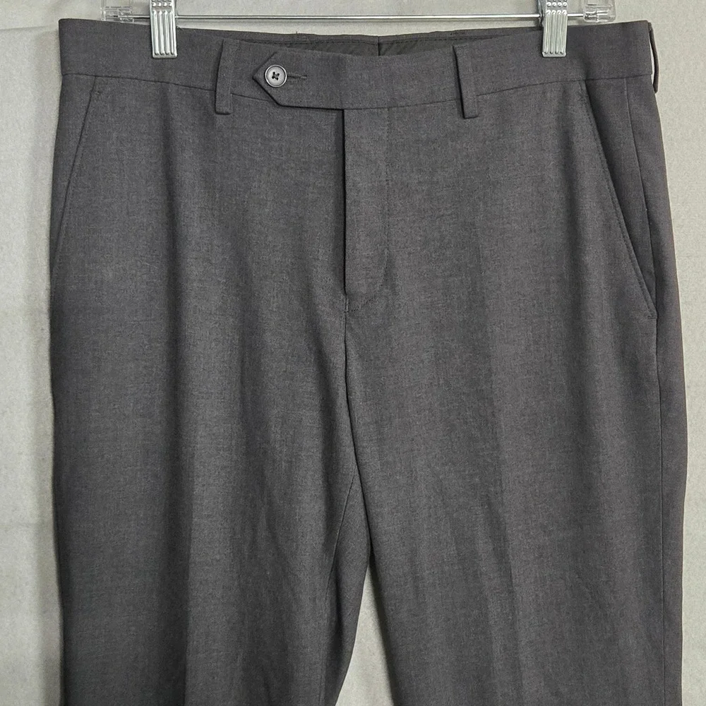 Calvin Klein Skinny Fit Dress Pants Men's 32x30 Charcoal Gray Recycled Stretch